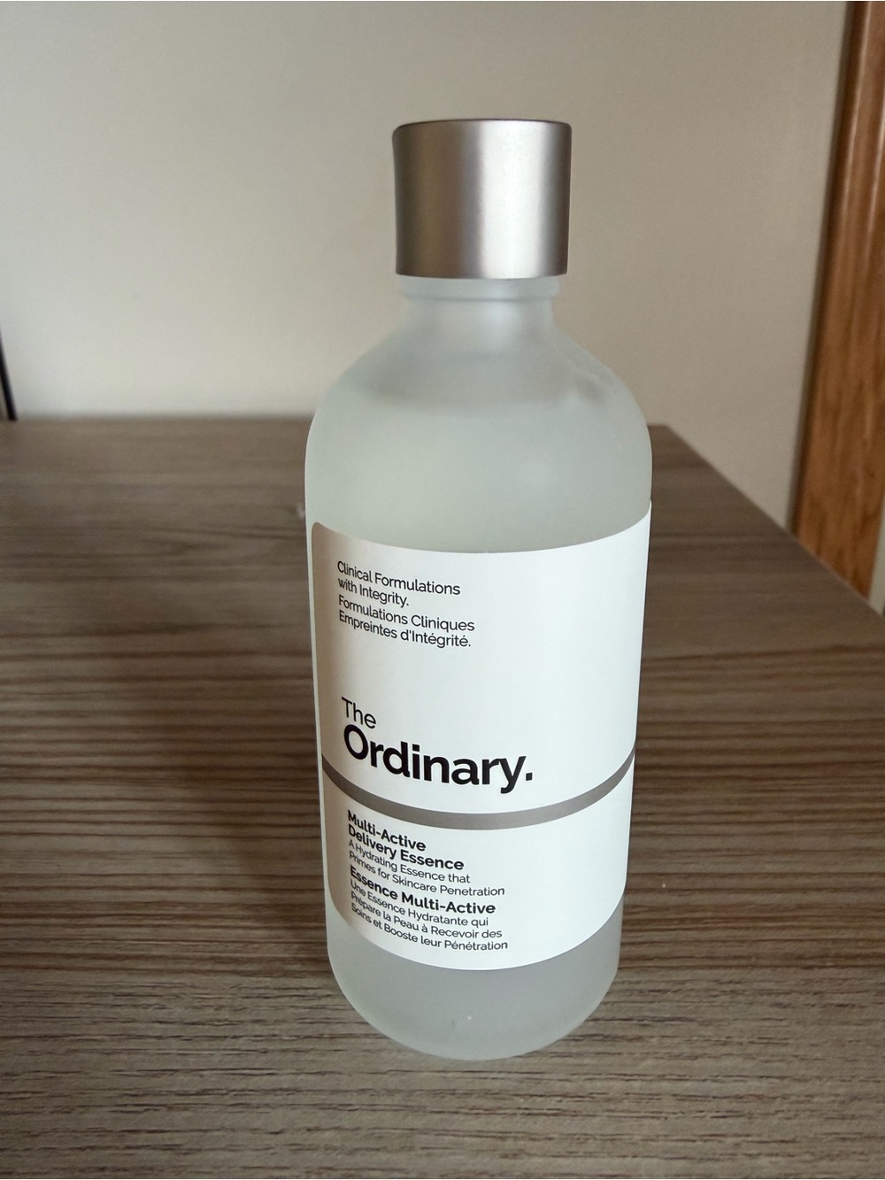 The Ordinary Toner Bottle - White and Silver
